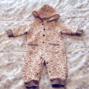 Flower Print Bodysuit Size 6-9 months